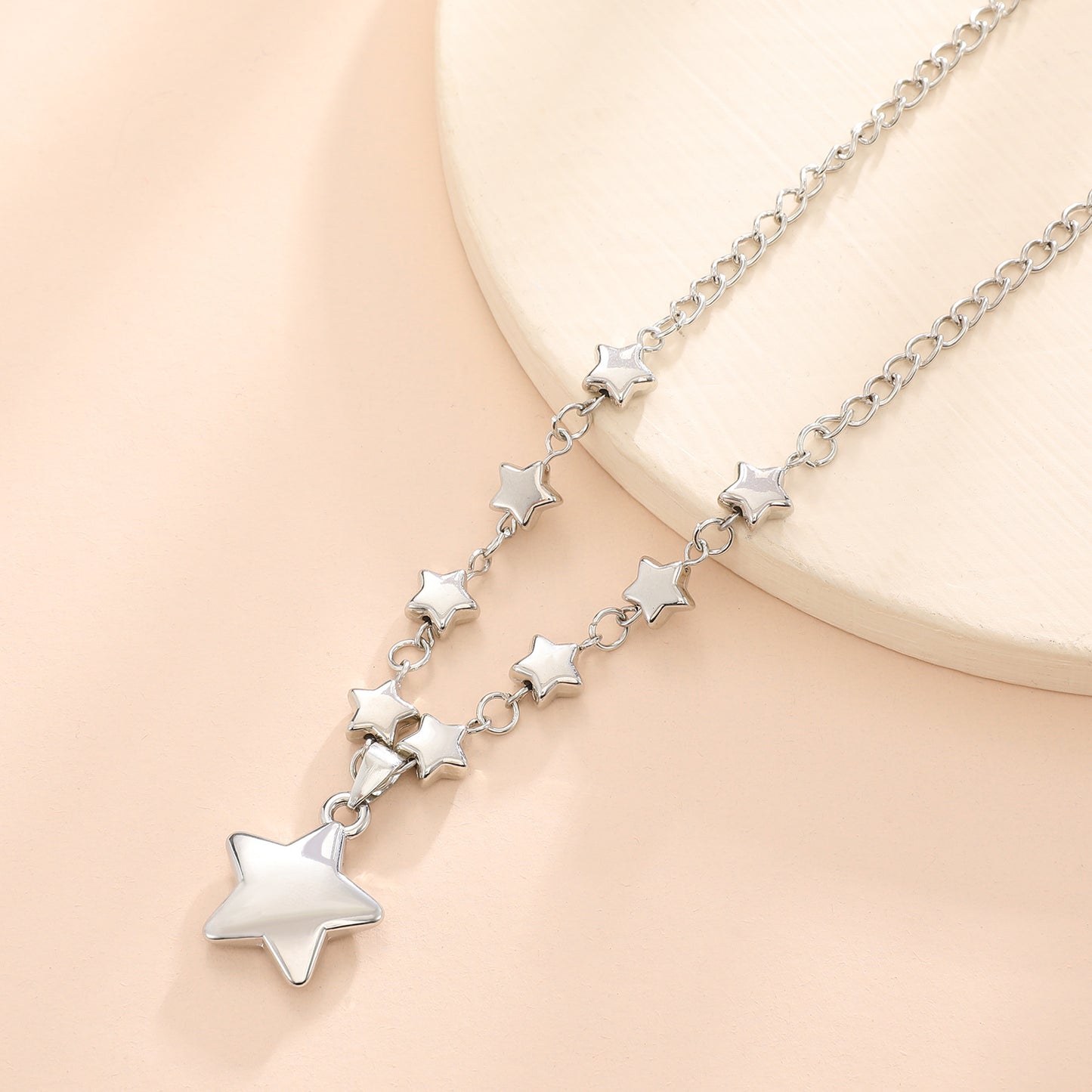 Five-pointed Star Creative Niche Design Chain Necklaces