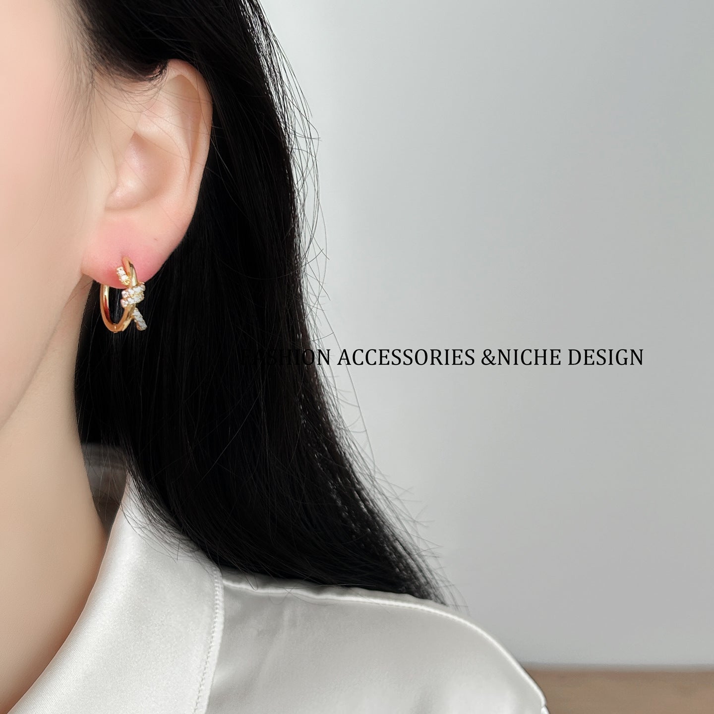 Knotted Round Clip Personalized Cold Style Rings