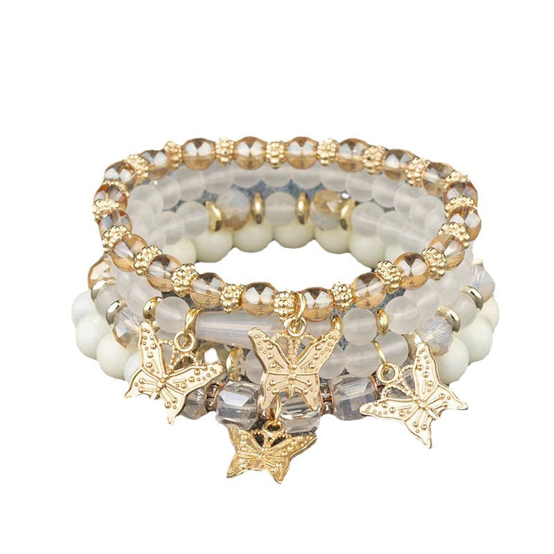 Butterfly Female Design Sense Niche Twin Bracelets