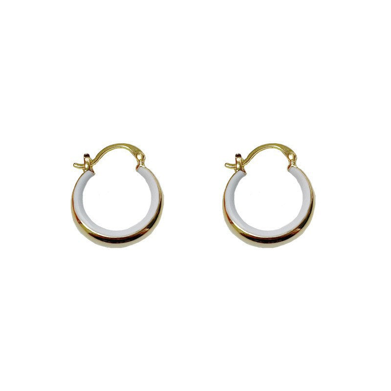 Fashion Simple Retro Round Drip Clip Temperament Entry Lux Ear Buckle