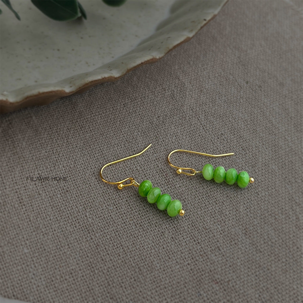 Summer Fresh Handmade Design Tassel Small Earrings