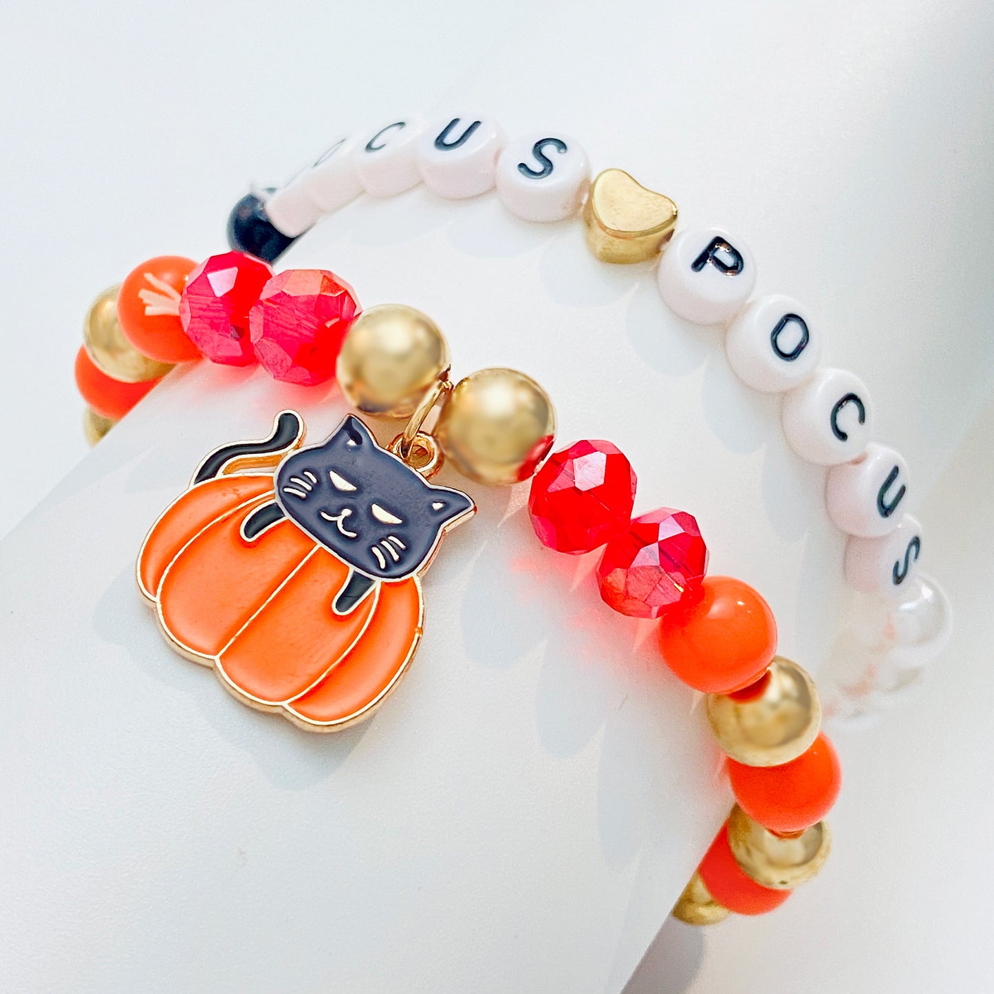 Halloween Englische Buchstaben Perlenanzug Böhmische Geisterarmbänder