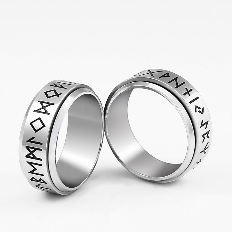 Women's & Men's & Viking Letters And Korean Style Fashion Rings