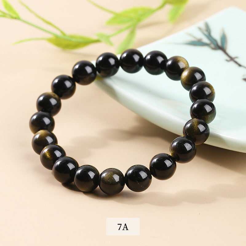 Women's & Men's Sier Stone Simple Personality And Single Bracelets