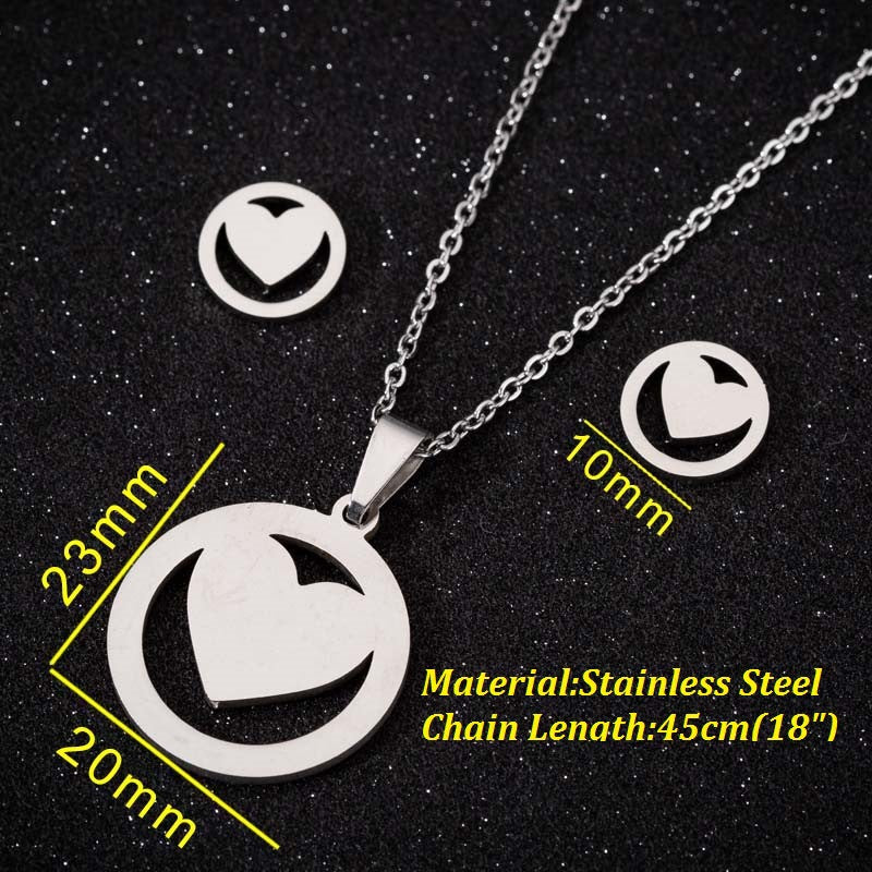 Animal Three-piece Fashion Geometry Pattern Gesture Necklaces
