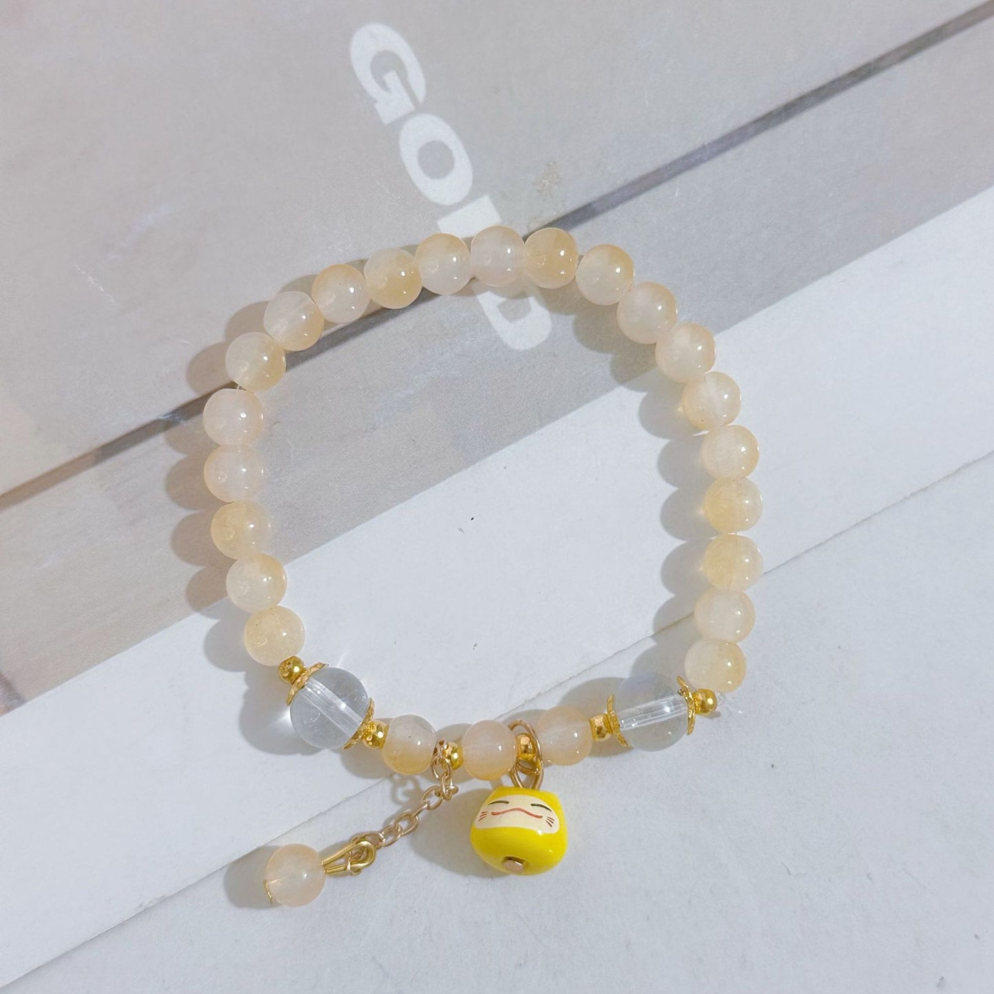 Bracelets de bijoux en cristal simples à la mode dégradé bicolore pour femmes