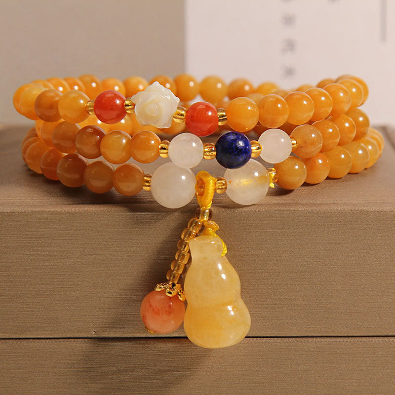 Women's Natural Jade Design High-grade Gourd Gift Bracelets
