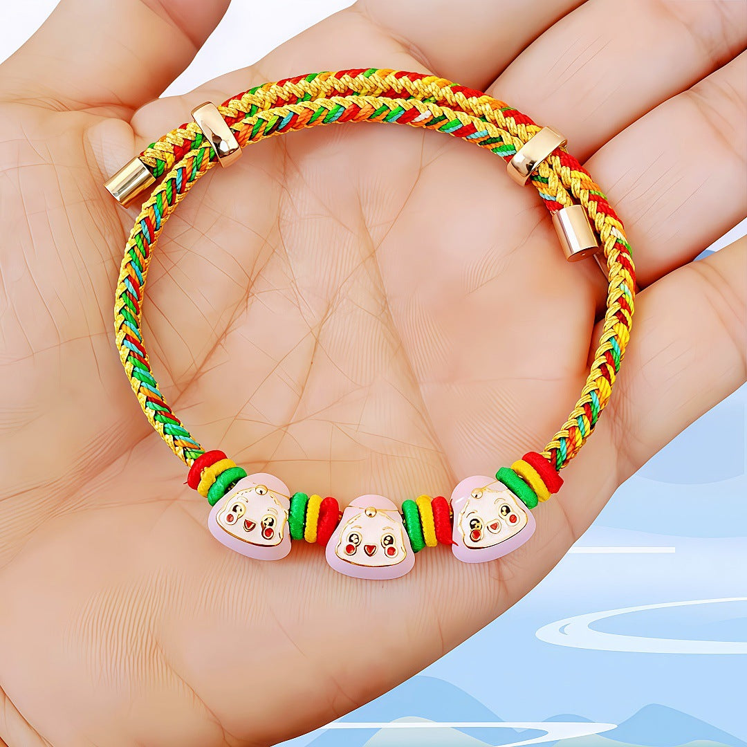 Colorful Wire Carrying Strap Adult Perfume Bag Dragon Boat Festival Bracelets