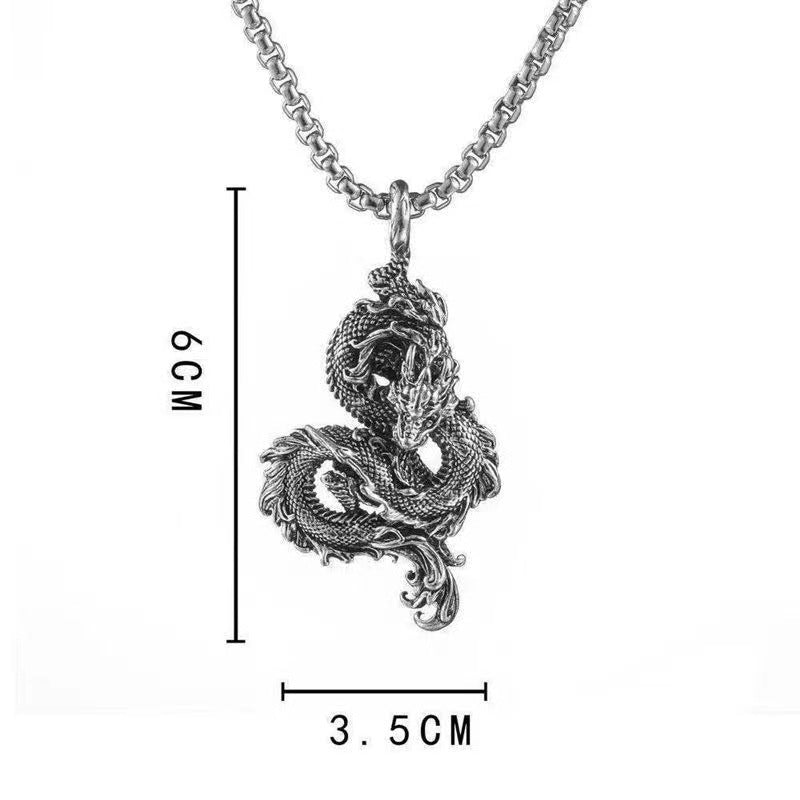 Men's Hip Hop Zodiac Pendant Titanium Steel Necklaces