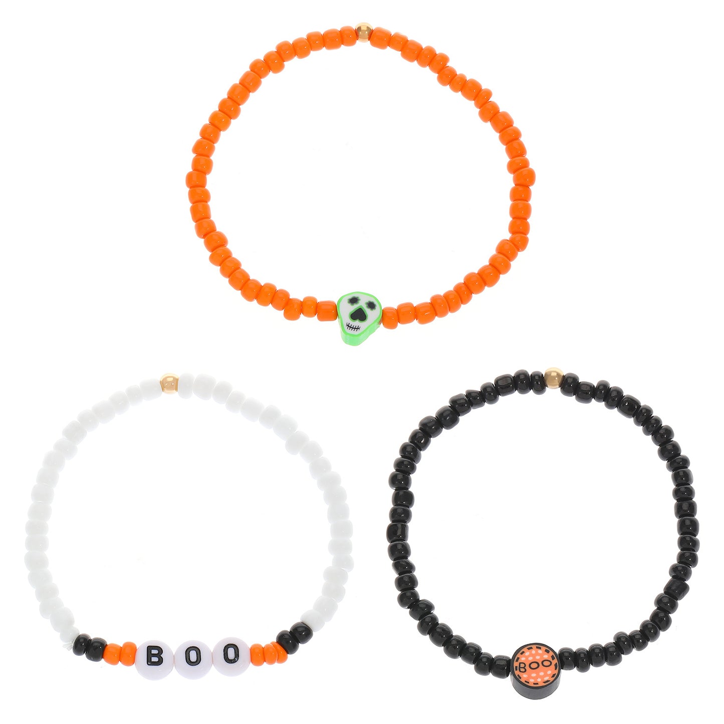 Halloween English Letters Bead Suit Bohemian Ghost Bracelets