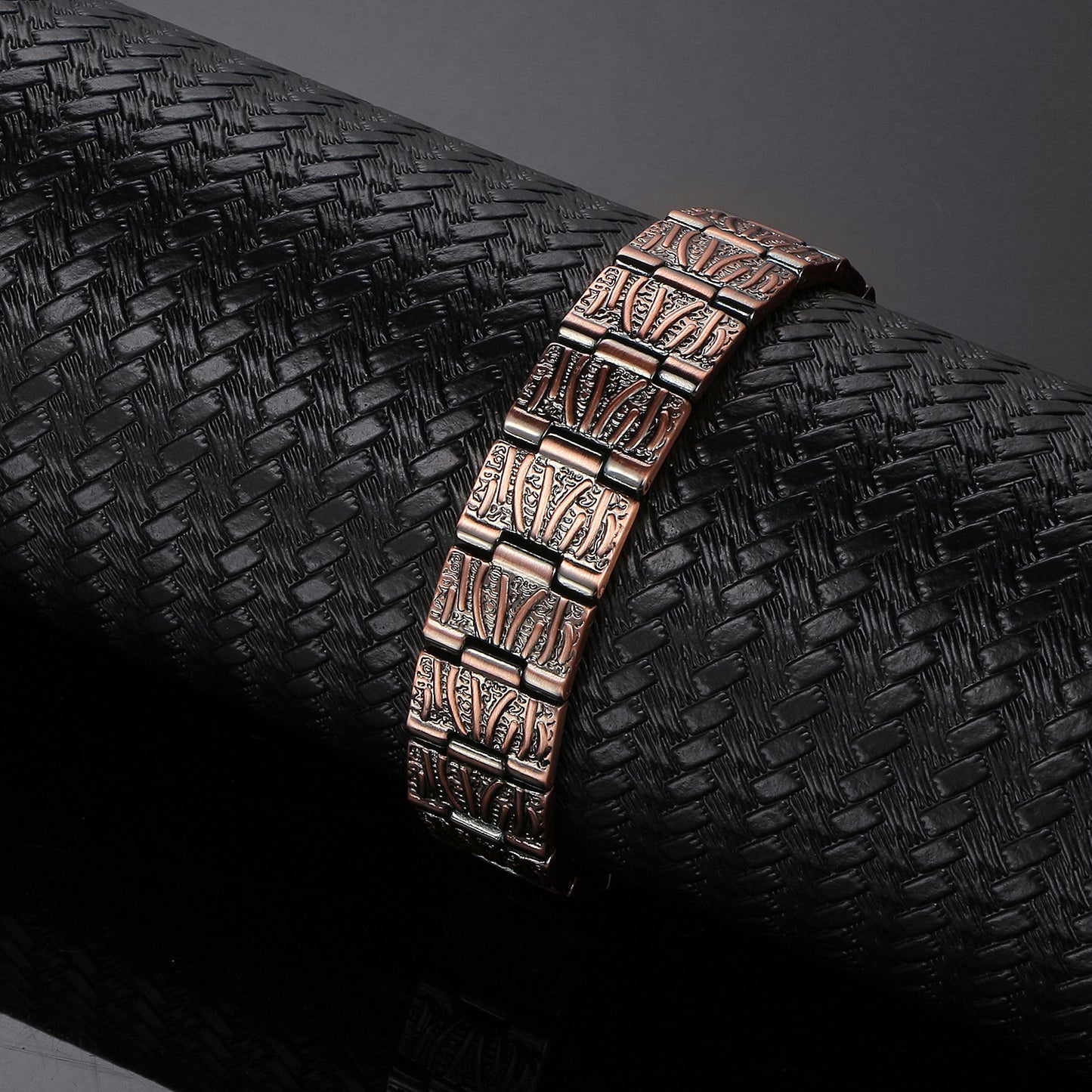 Men's Red Copper Magnetic Detachable Therapy Fashion Bracelets