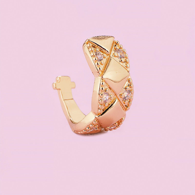 No Pierced Female Elegant Personality Diamond Simple Ear Clip