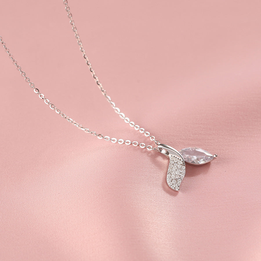 Hot Titanium Steel For Light Luxury Clavicle Chain The Rest Necklace