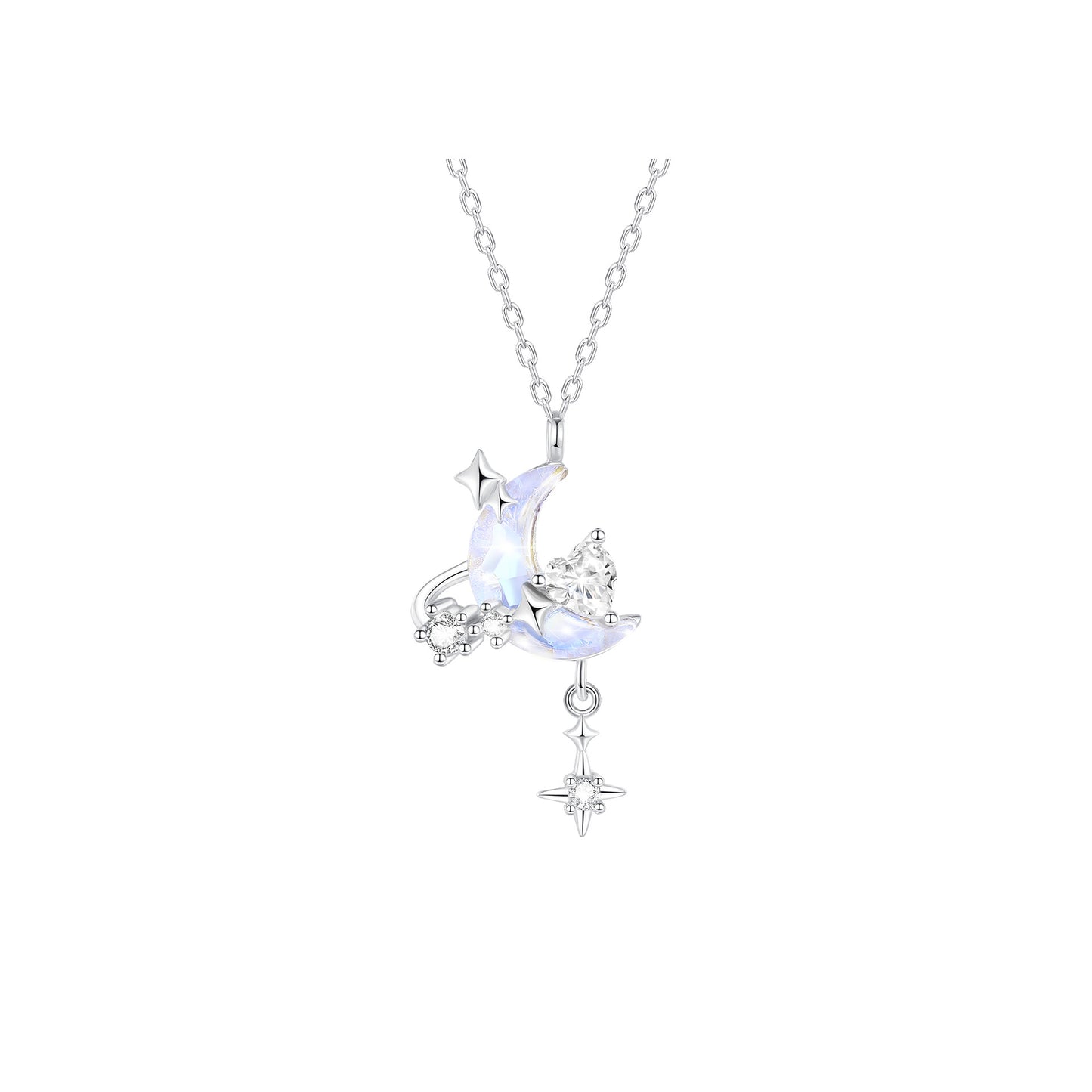 Star River Falling Dream Diamant-Mond-Armbänder