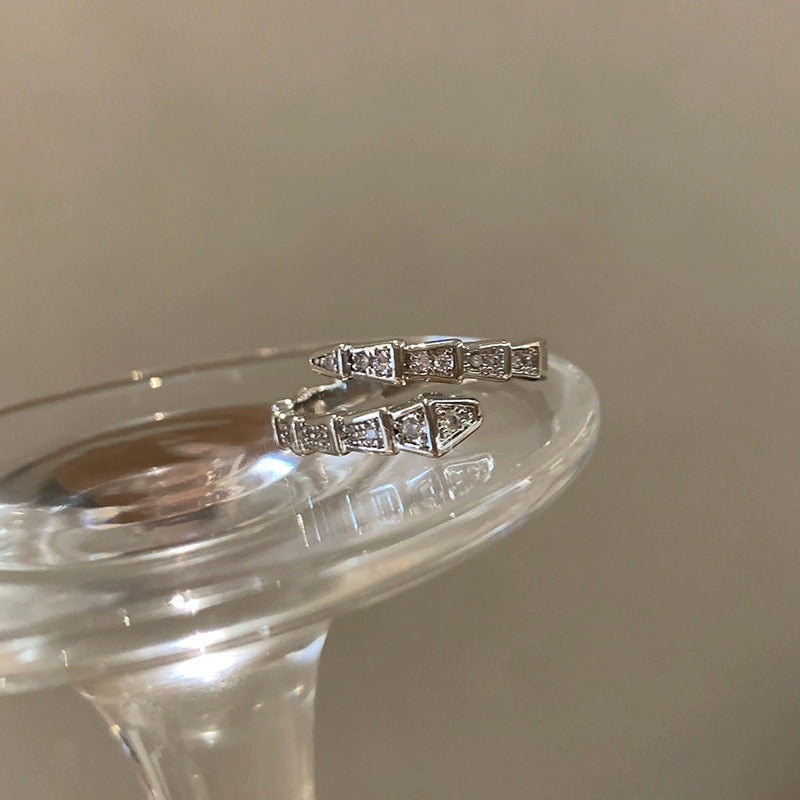 Interest Light Luxury Wind Open Stylish Simple Versatile Index Rings