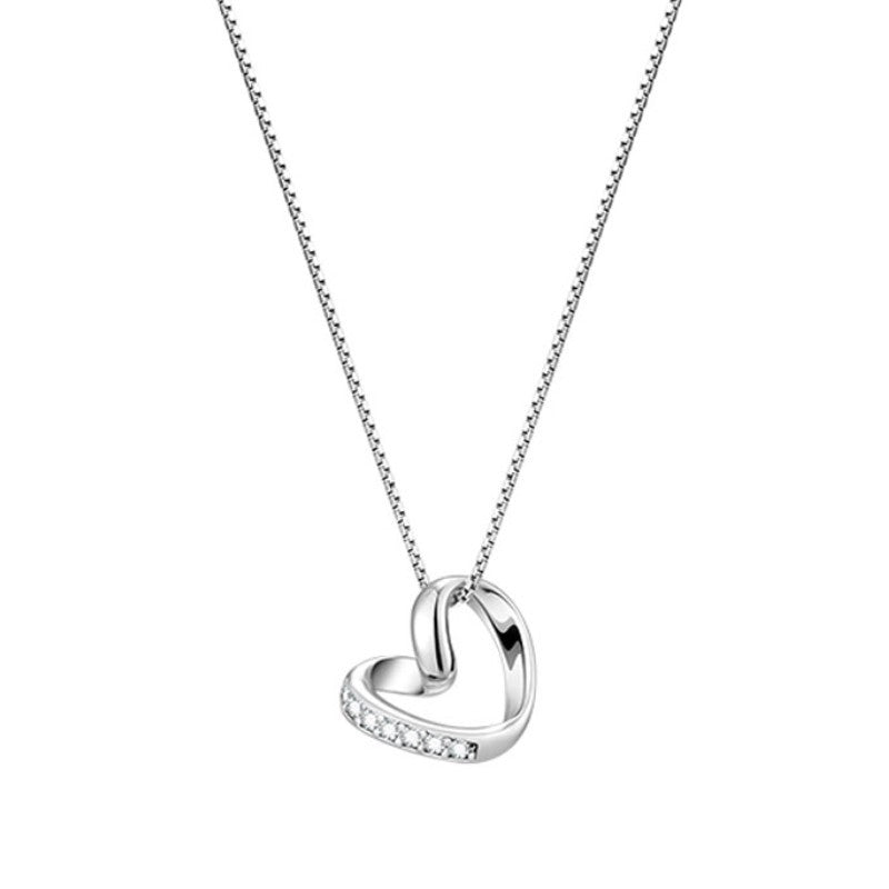 Women's Luxury Minority Design High-grade Heart-shaped Collarbone Gifts For Necklaces
