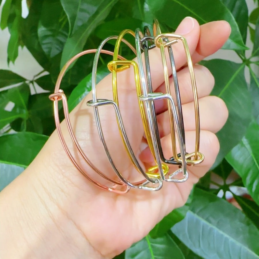 Push Pull Movable Adjustable Female Steel Bracelets
