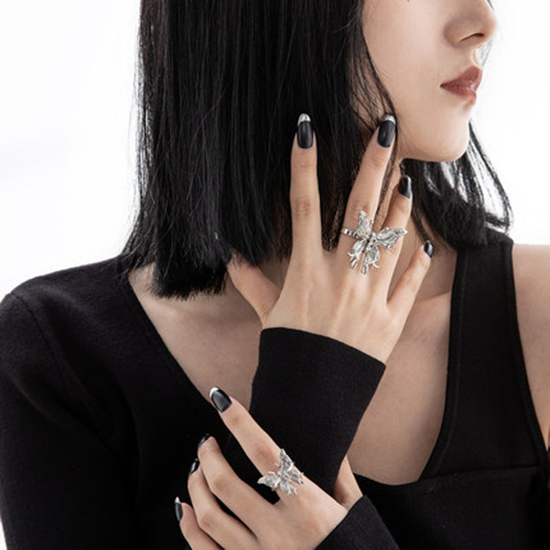 Female Fashion Design High Sense Personality Ornament Rings