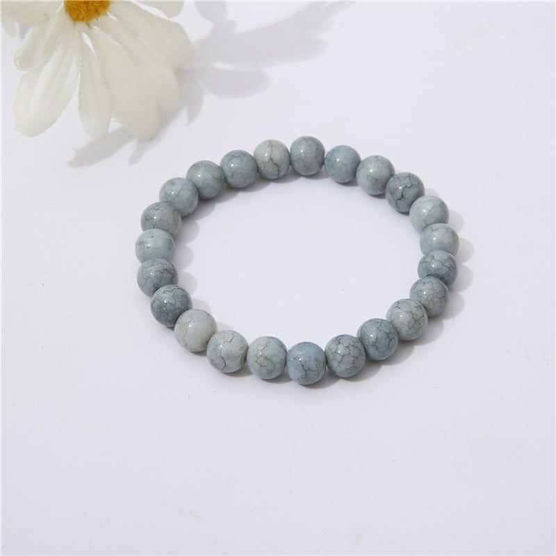 Broken Glass Beaded Female Finger Soft Beads Bracelets