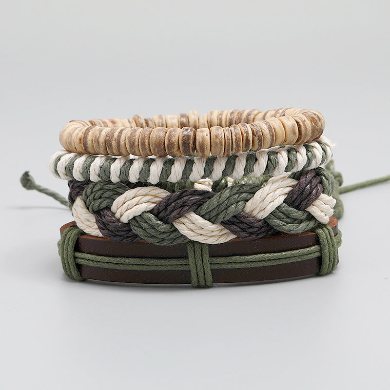 Popular Ornament Personalized Woven Hemp Rope Bracelets