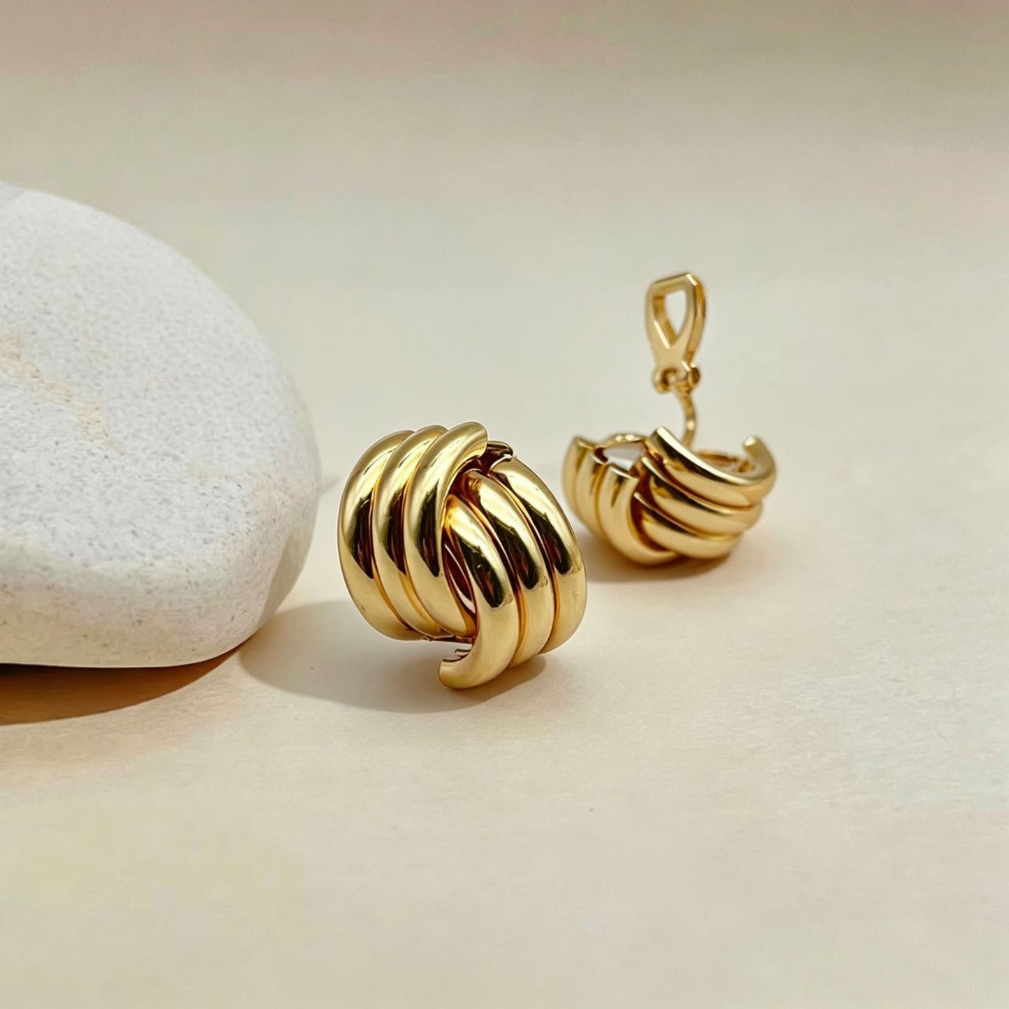 Geometric Staggered Niche Temperament Fashion Simple Metal Cold Ear Clip