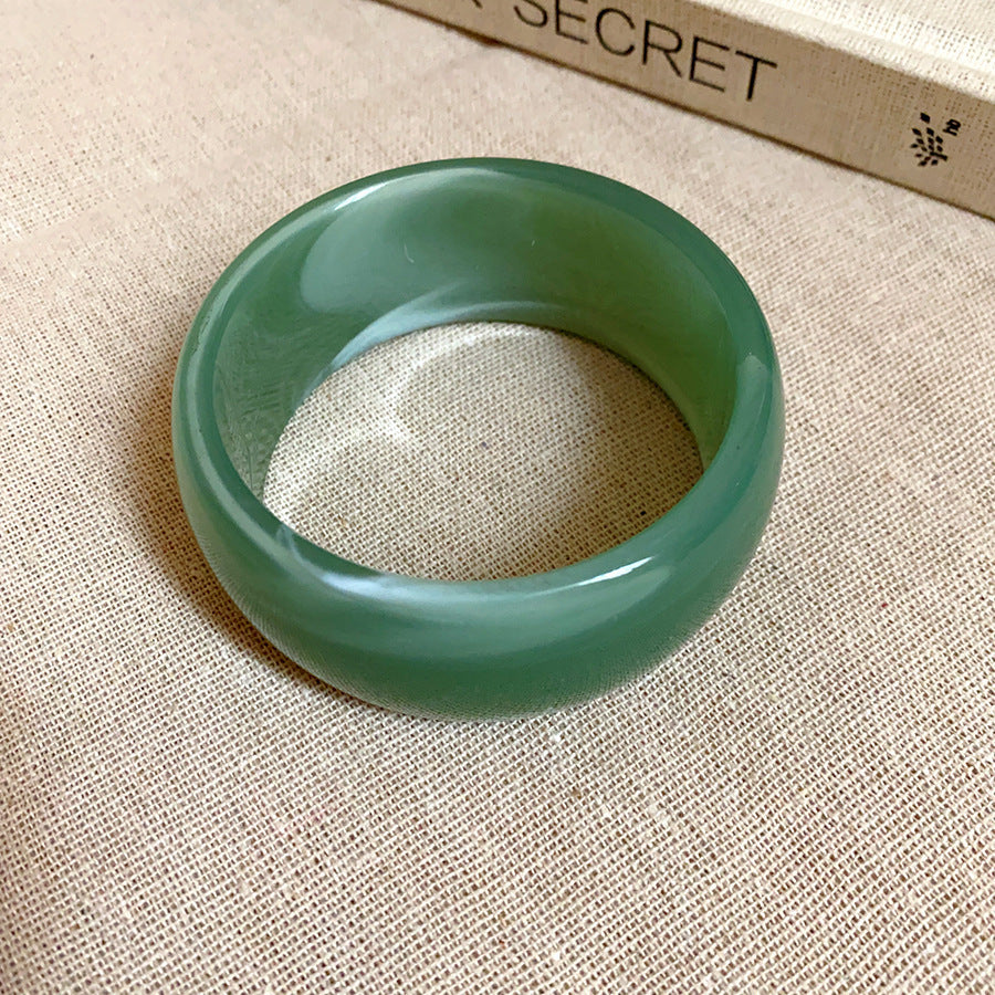 Vacation Style Acrylic Round Open-ended Fresh Sweet Niche Bracelet
