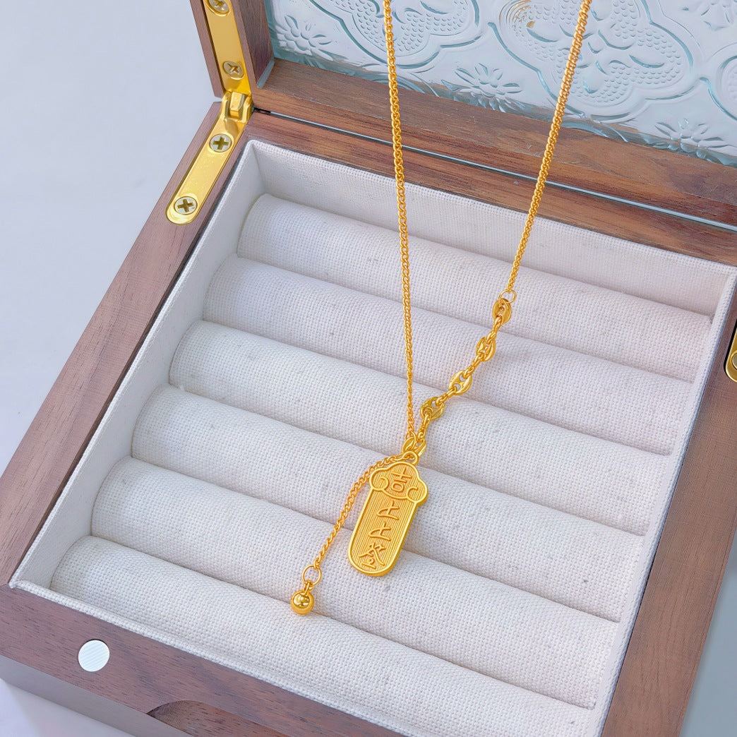 Ginkgo Leaf Variety Retro Affordable Luxury Fashion Design Necklace