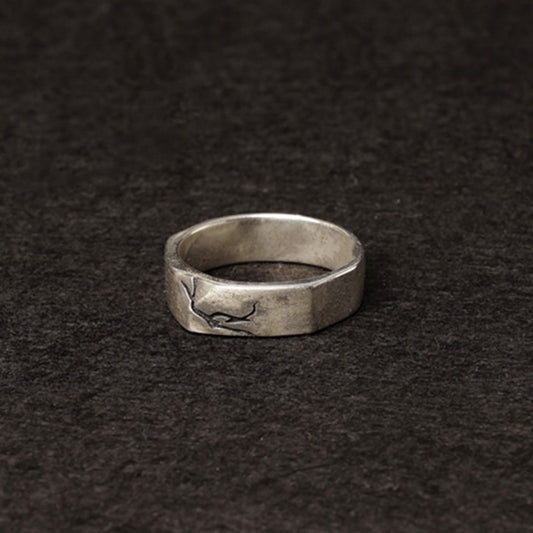 Crack Female Male Thailand Sier Trendy Open Adjustable Ring