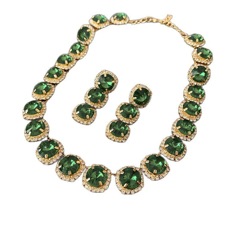 Women's Drop Fashionable Exquisite Versatile Elegant Light Luxury Jewelry Set