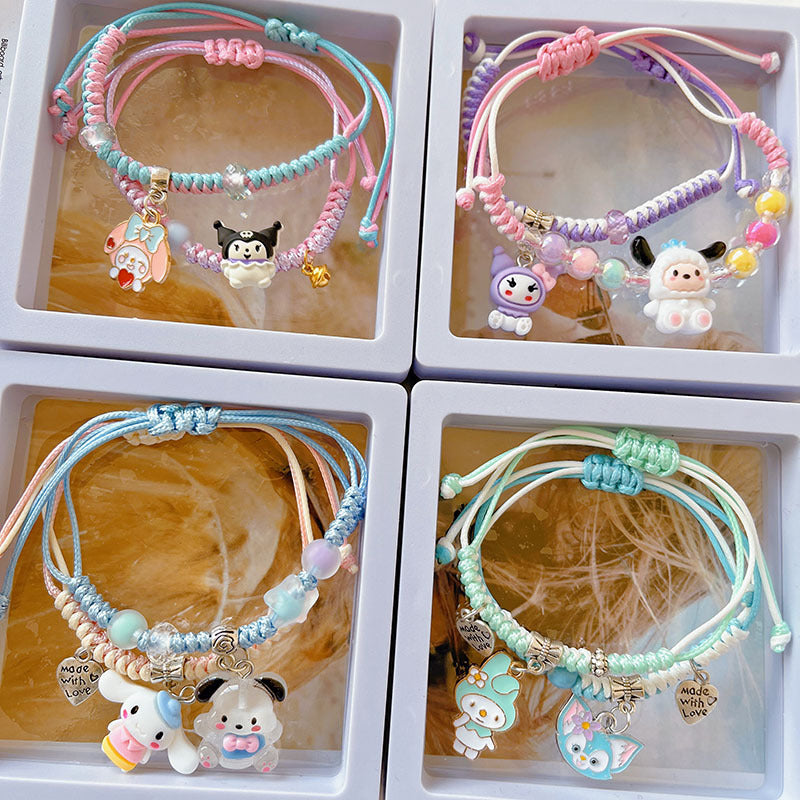 Durable Elegant Cute Cartoon Couple Ornament Bracelets