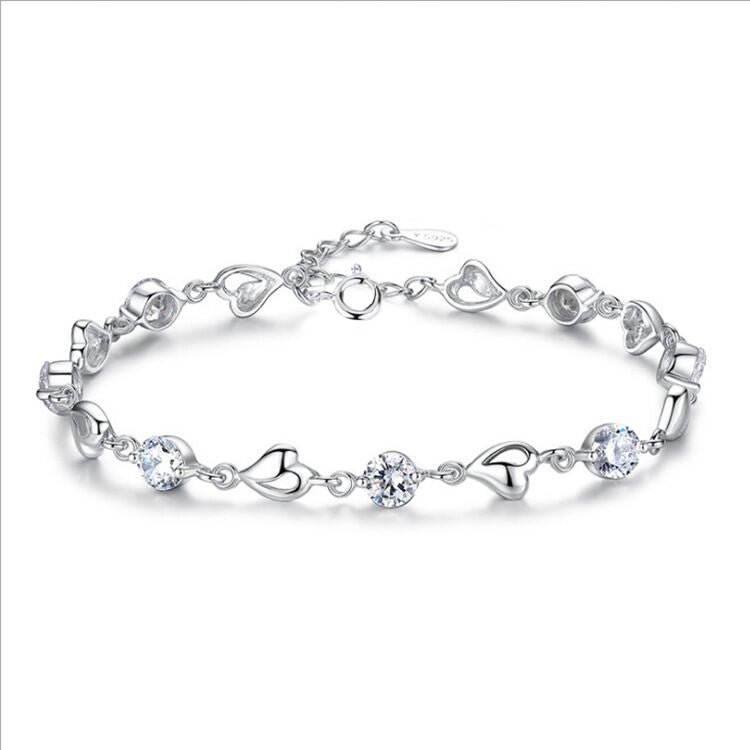 Women's Sterling Sier Bardo Design Light Luxury Bracelets