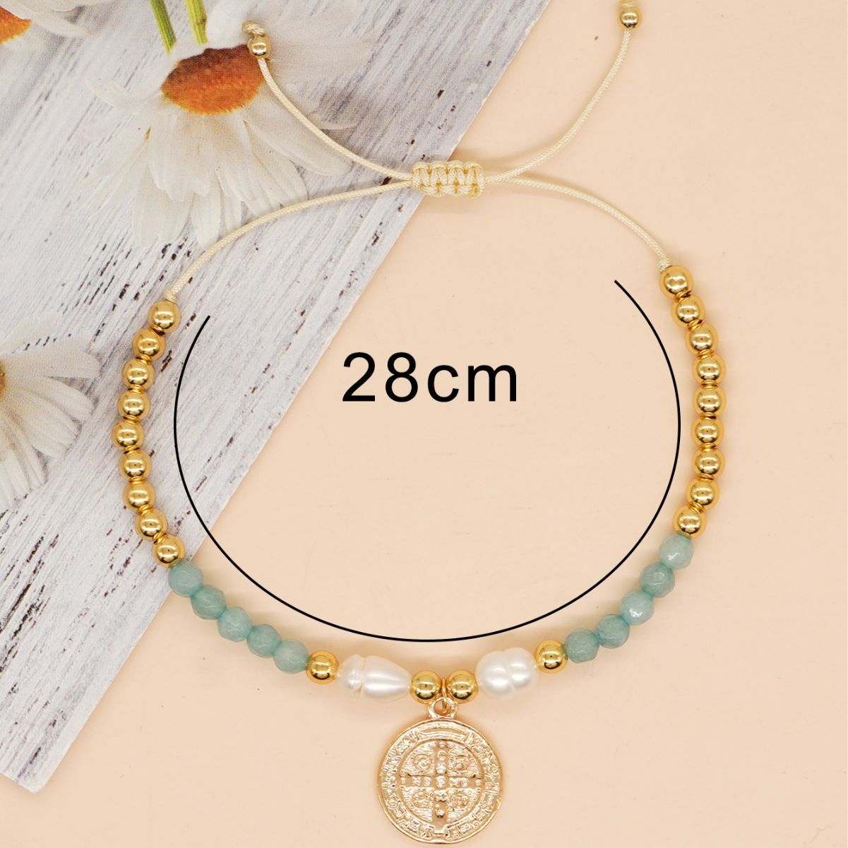 Style Stone Copper Bead Classic Tag Bracelets