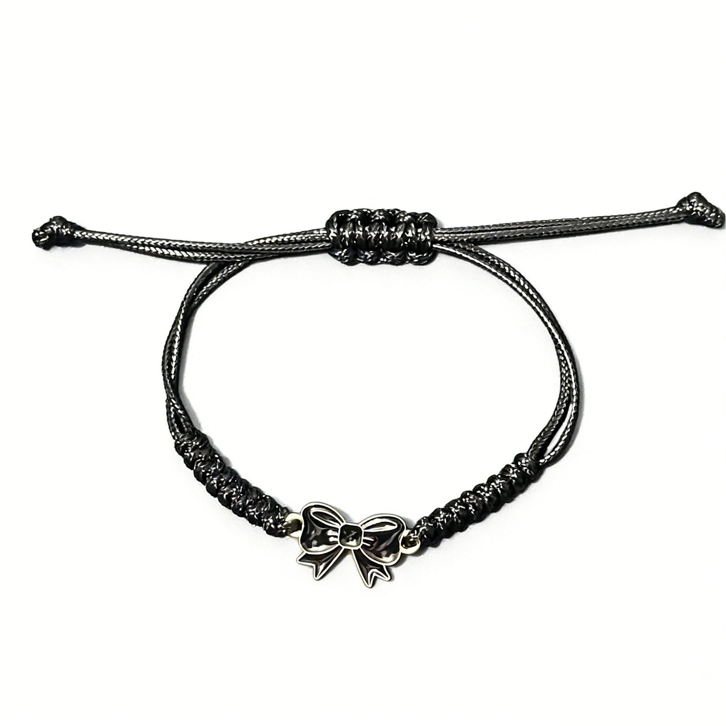 Girlfriends Friendship Alloy Dripping Oil Bow Wax Line Bracelets