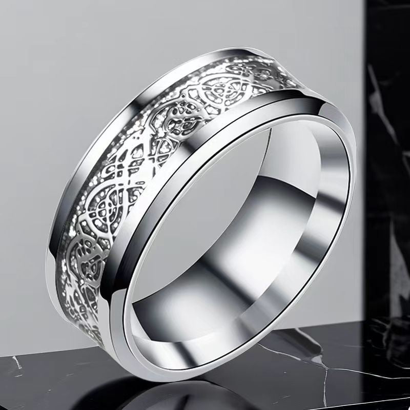 Men's Steel Cold Niche Female Trendy Minimalist Hip Ring