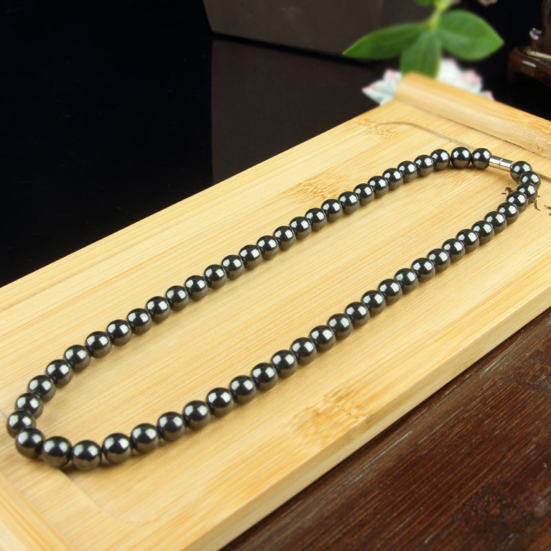Versatile Glamorous Magnet Sweater Chain Hematite Bracelet
