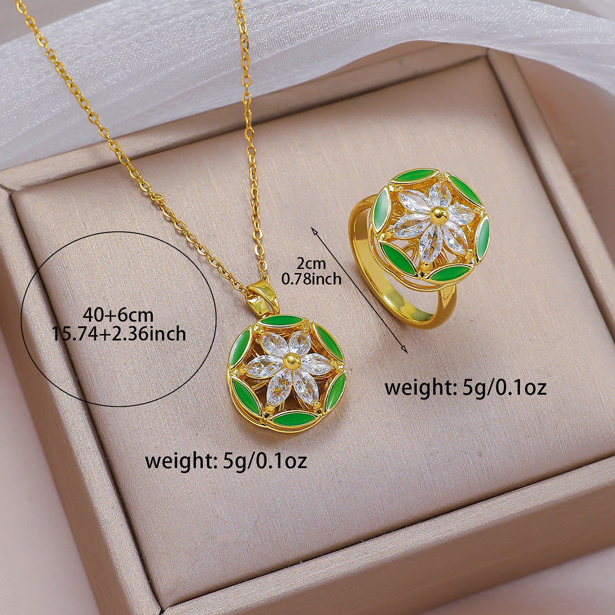 Snowflake Zircon Flower Niche Design Elegant Outfit Necklace