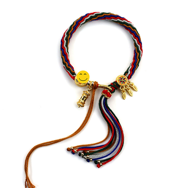 Bunte Buddha-Stil Reinkarnation Gott Reichtum Tragegurt Armbänder