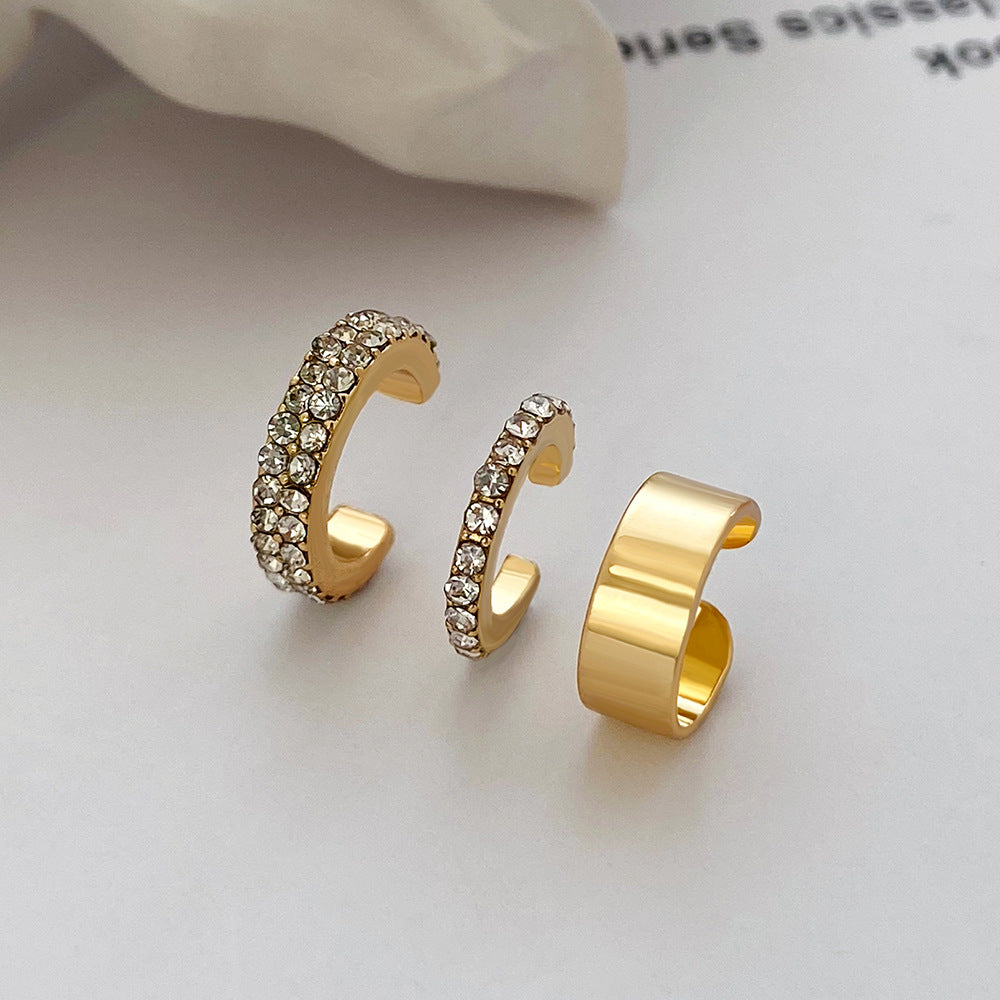 French Entry Lux Geometric Mori Style Earrings