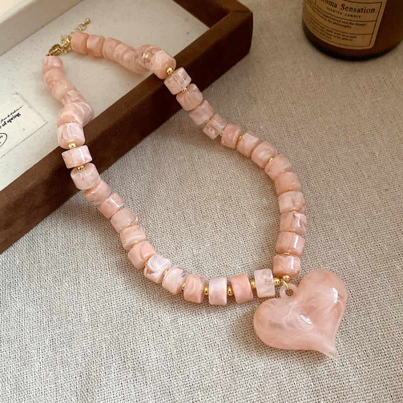 Dopamine Acrylic Beaded Sub Personality Light Luxury Bracelets