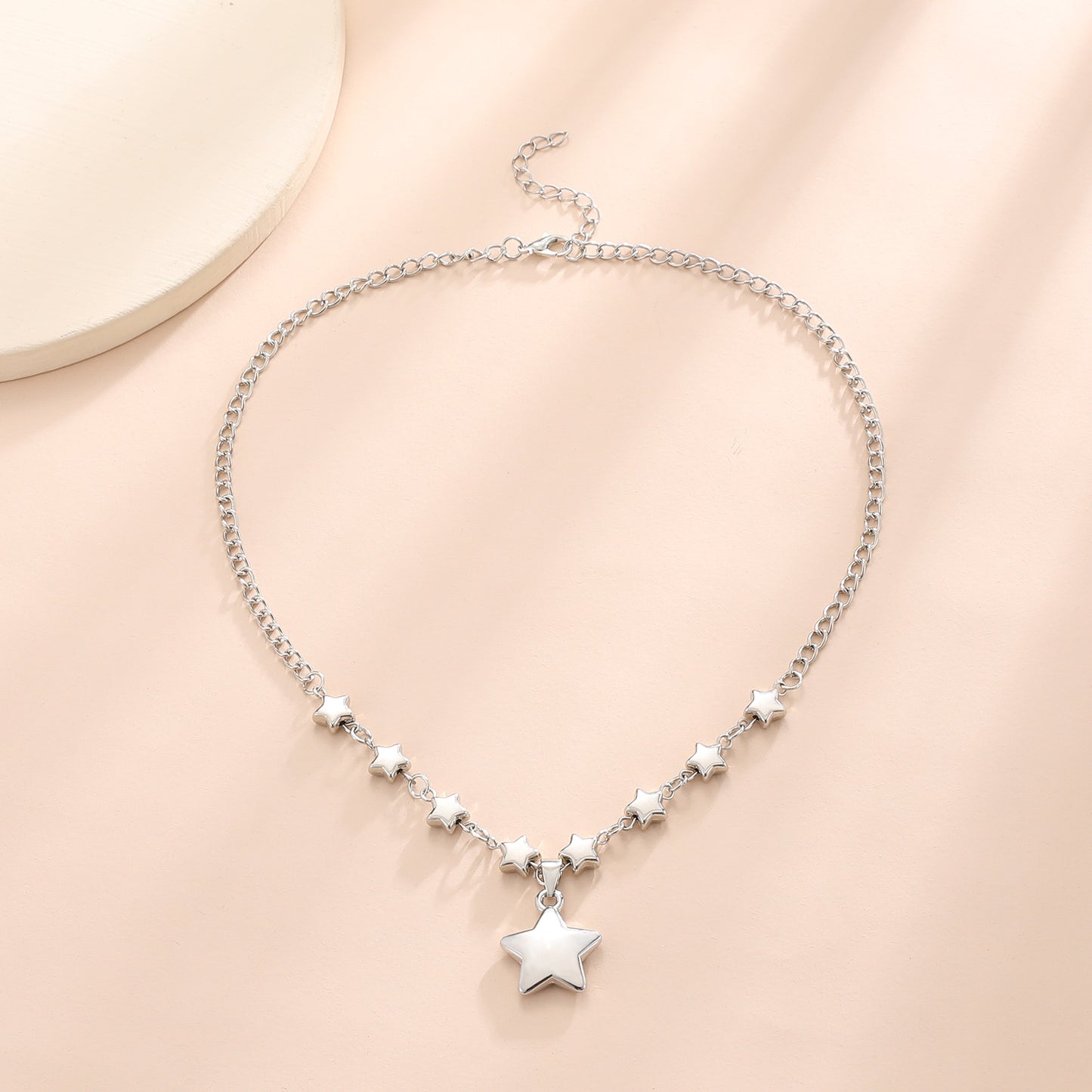 Five-pointed Star Creative Niche Design Chain Necklaces