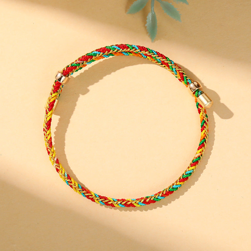 Children's Dragon Boat Festival Colorful Rope Hand-woven Small Carrying Bracelet