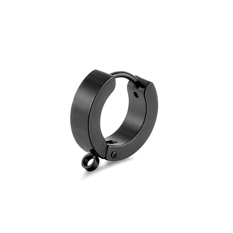 Pretty Men's Stainless Steel Earclip Welding Rings