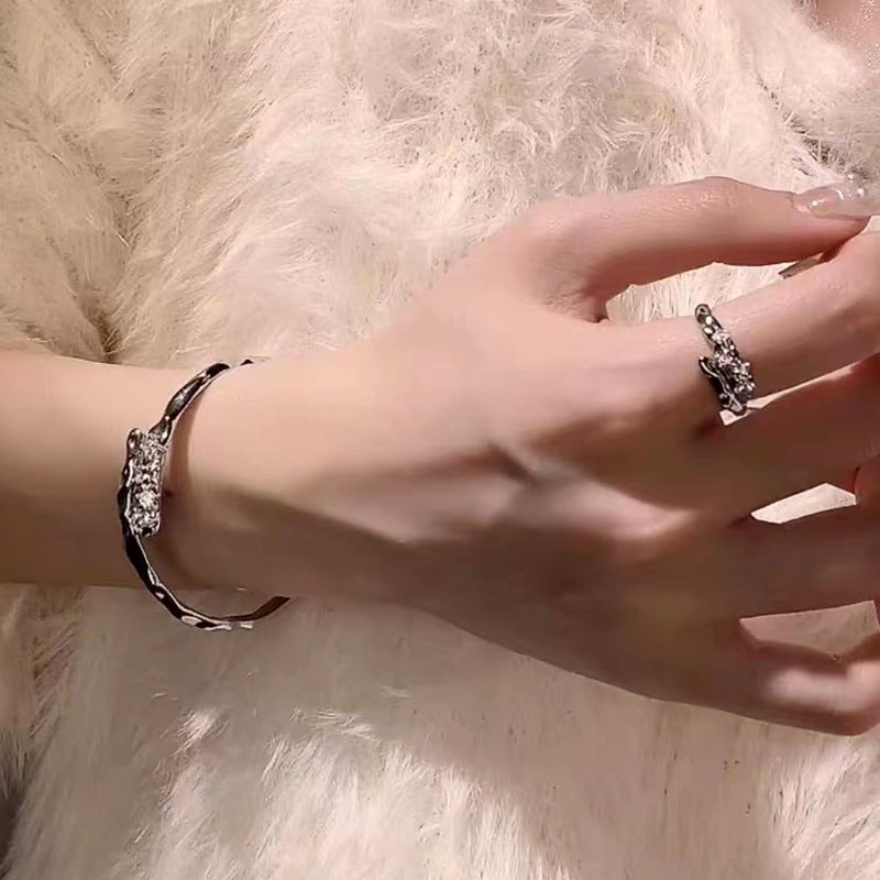 Starry Diamond Female Design French Irregular Geometric Bracelets