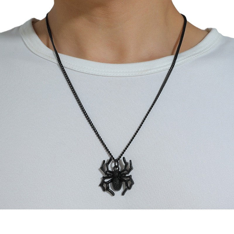 Cute Spider Alloy Personality Creative Design Necklace