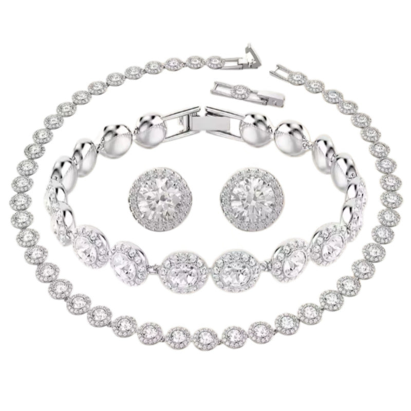 Women's Luxury High-grade Love Elements Three-piece Series Necklaces