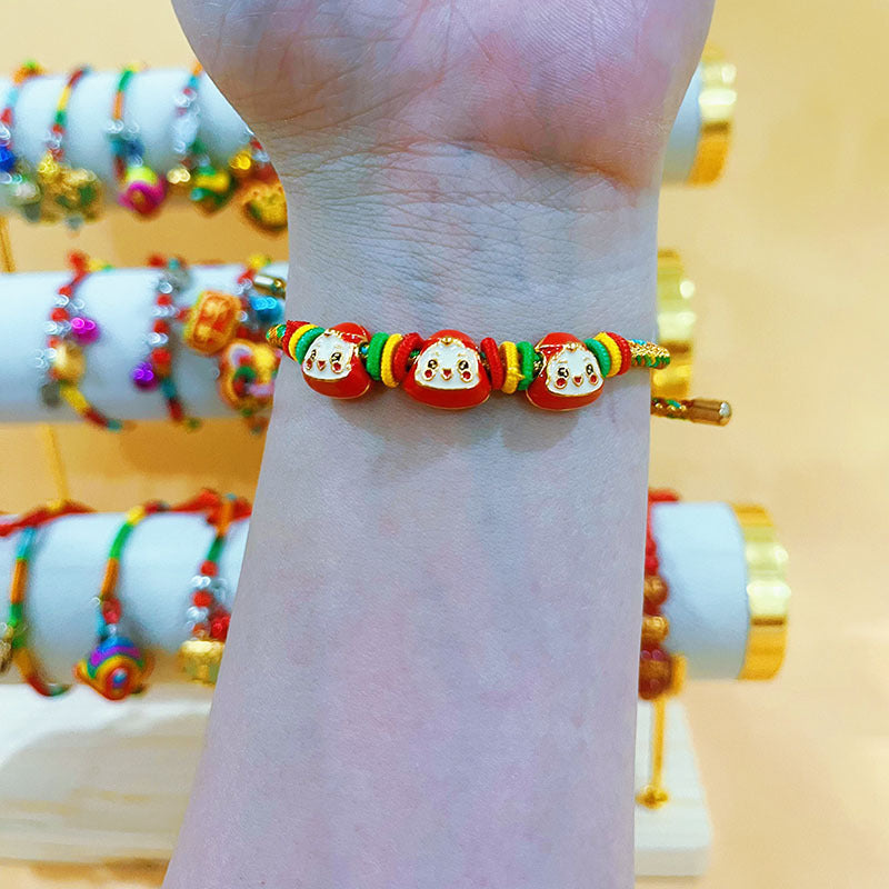 Dragon Boat Festival Colorful Rope Ethnic Style Hand-woven Adult Small Bracelets