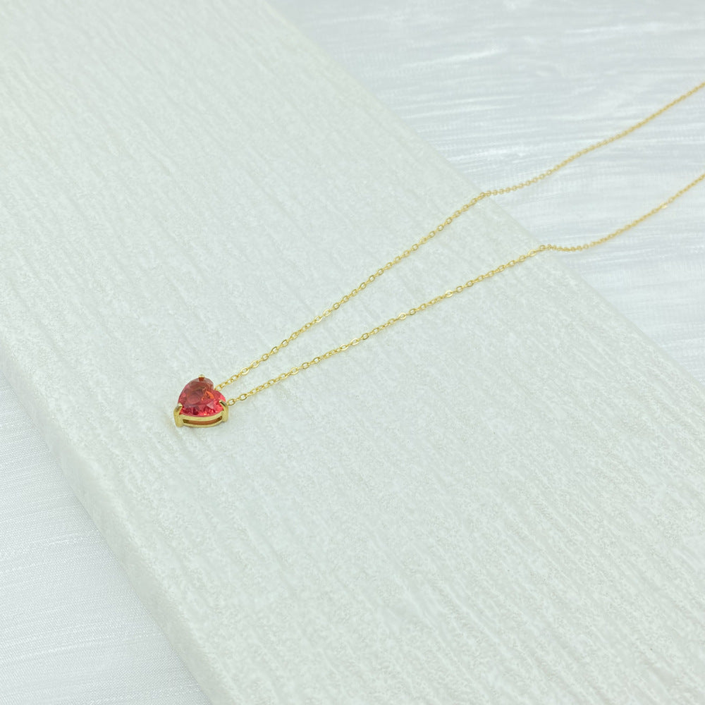 Diamond Love Twee Constellations Titanium Steel Material Does Necklace