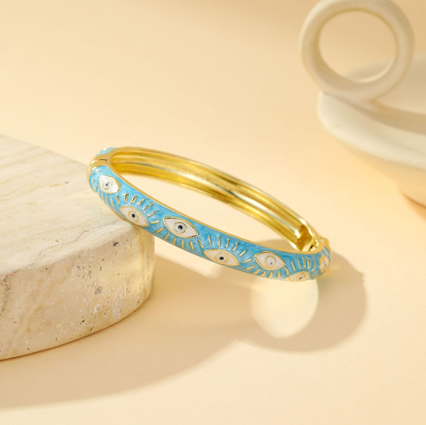 Women's Metal Enamel Vintage Elegant Personalized Bracelet