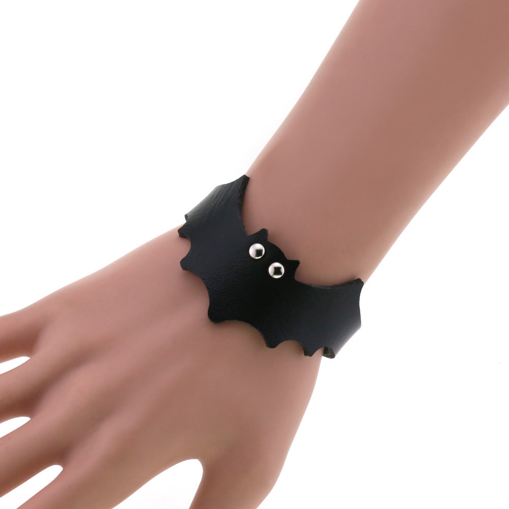 Devil Bat Leather Sexy Creative Cat Eye Bracelets
