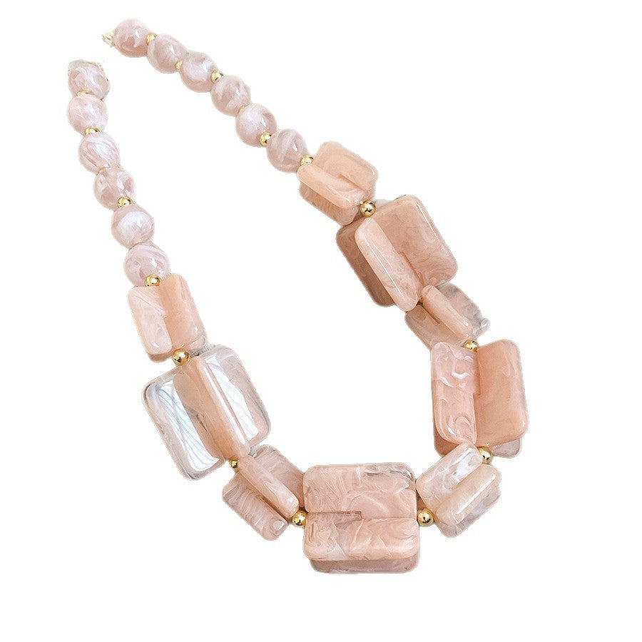 Dopamine Acrylic Beaded Sub Personality Light Luxury Bracelets